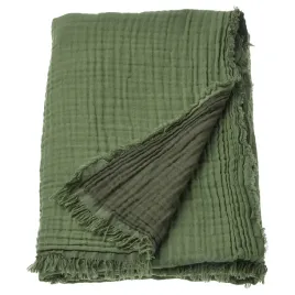 ikea-vallkrassing-koc-pled-zielony-150x200cm-bawelna