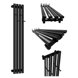 grzejnik-dekoracyjny-horyzont4-hook-160x29-czarny-polysk