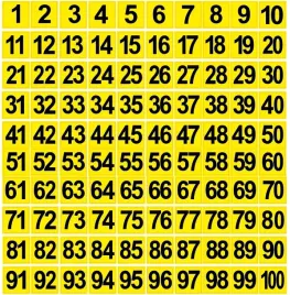 naklejki-liczby-czarne-na-zoltym-tle-1-100-szt-40-mm