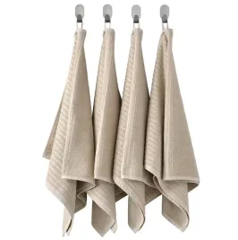 ikea-vagsjon-recznik-lazienkowy-50x100-bawelna-bezowy-komplet-4-sztuki