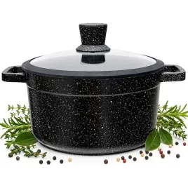 garnek-marmurkowy-czarny-tradycyjny-hauspremium-nakrapiany-52l-24cm