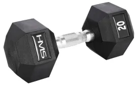 hms-ciezarek-hantla-hexagonalna-gumowana-do-cwiczen-fitness-treningu-20-kg