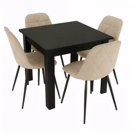 stol-z-4-krzeslami-welur-80x80-czarny-do-kuchni-jadalni-salonu-loft