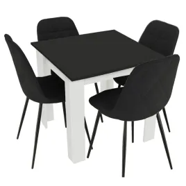 stol-z-4-krzeslami-welur-80x80-czarny-bialy-do-kuchni-jadalni-salonu-loft