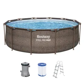 basen-stelazowy-366-x-100-steel-pro-max-rattan-zestaw-10w1-bestway-56709
