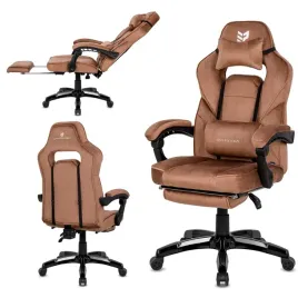 fotel-gamingowy-brazowy-welur-obrotowy-titan-pro-do-biurka-z-podnozkiem