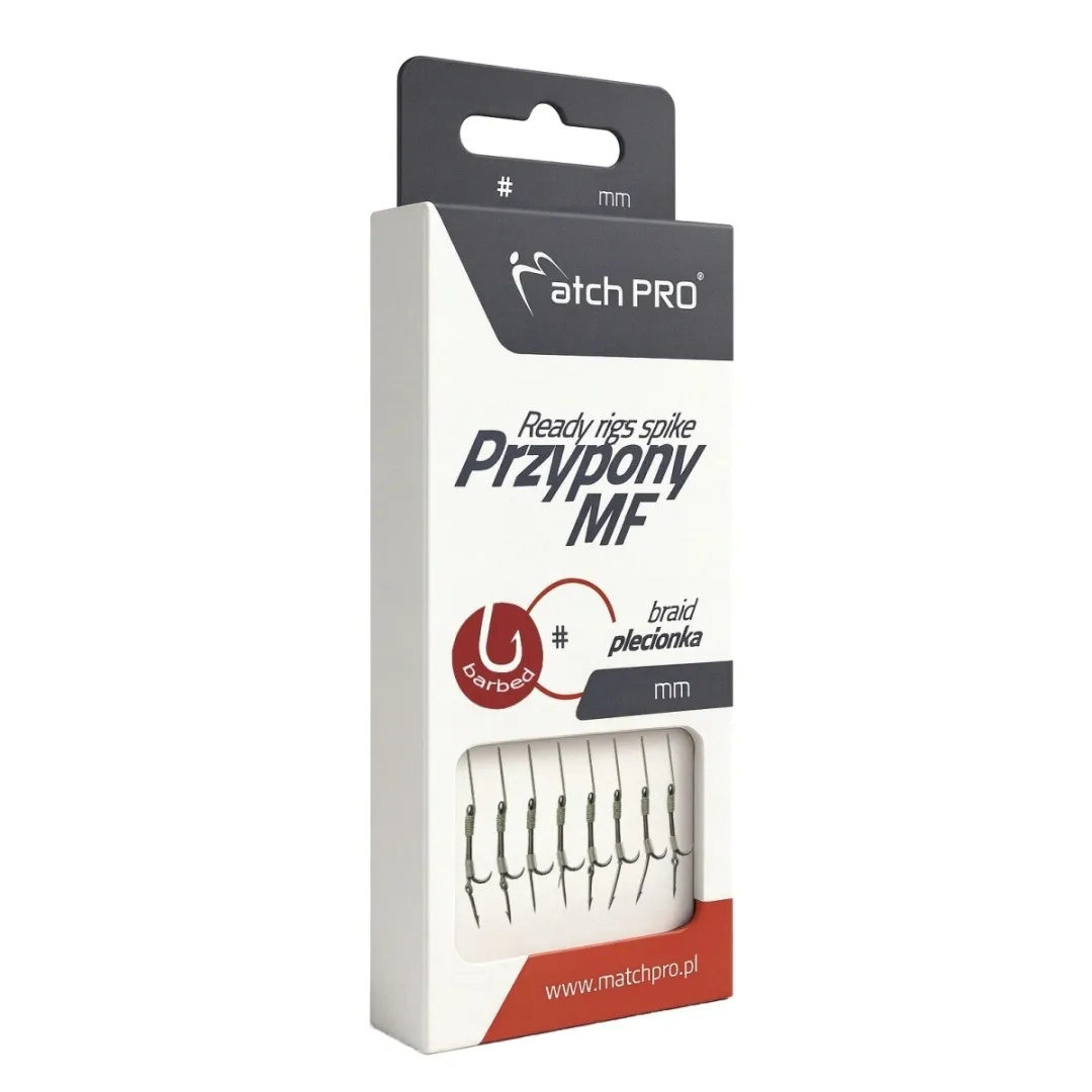 przypony-matchpro-method-feeder-ready-rigs-spike-barbed-012mm-nr-10-stan-nowy