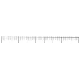 vidaxl-ogrodzenie-z-pretow-z-grotami-stalowe-153-x-08-m-czarne