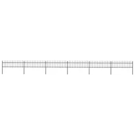 vidaxl-ogrodzenie-z-pretow-z-grotami-stalowe-102-x-06-m-czarne