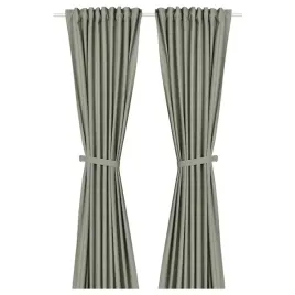 ikea-lenda-zaslona-zaslony-z-wiazaniem-2-sztuki-140x300-szaro-zielone