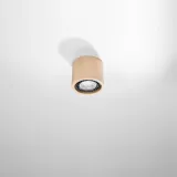plafon-sufitowy-sollux-lighting-basic-drewno-naturalne-1-punkt-gu10-stan-nowy