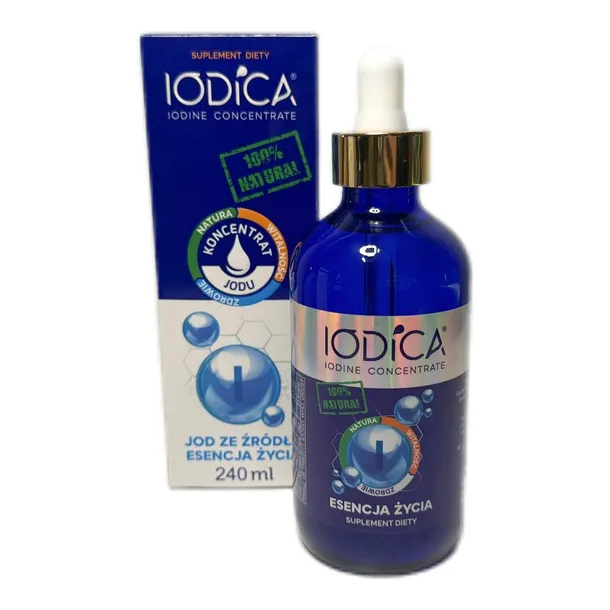 IODICA Naturalny Koncentrat Jodu Jod 240ml