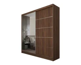 szafa-ubraniowa-przesuwna-200-cm-z-lustrem-orzech-warmia-m200