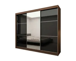duza-szafa-240-cm-orzech-warmia-czarne-szklo-lacobel-z-lustrem-v240