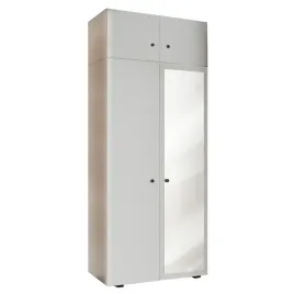 szafa-dwudrzwiowa-90-cm-z-lustrem-z-nadstawka-garderoba-przedpokoj-bialy