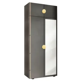 szafa-dwudrzwiowa-z-lustrem-90-x-235-z-nadstawka-garderoba-przedpokoj-szara