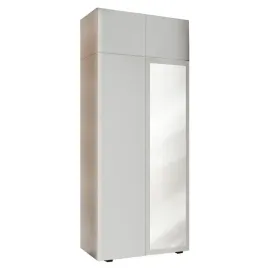 szafa-dwudrzwiowa-90-cm-z-nadstawka-lustrem-garderoba-przedpokoj-biala
