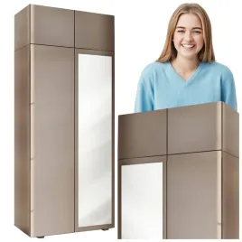 szafa-dwudrzwiowa-90-cm-z-nadstawka-garderoba-przedpokoj-bezowa-nowoczesna