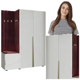 garderoba-przedpokoj-do-przedopokoju-z-siedziskiem-biala-146cm-hexa