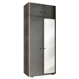 szafa-dwudrzwiowa-90-cm-z-lustrem-z-nadstawka-garderoba-przedpokoj-szary