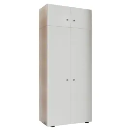 szafa-dwudrzwiowa-90-cm-z-nadstawka-garderoba-przedpokoj-nowoczesna-bialy