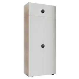 szafa-dwudrzwiowa-90-x-235-z-nadstawka-garderoba-przedpokoj-biala