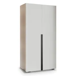 szafa-dwudrzwiowa-90-cm-uchylna-przedpokoj-biala-aria-hexa-czarna