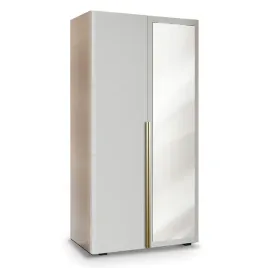 szafa-dwudrzwiowa-90-cm-uchylna-przedpokoj-z-lustrem-biala-aria-hexa