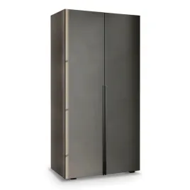 szafa-dwudrzwiowa-90-cm-uchylna-przedpokoj-szara-aria-hexa-czarna