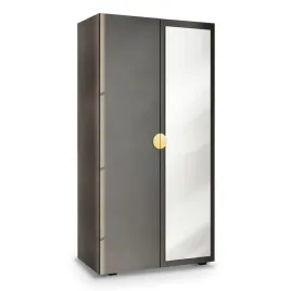 szafa-dwudrzwiowa-90-cm-uchylna-przedpokoj-lustro-szary-aria-uchwyt-zloty