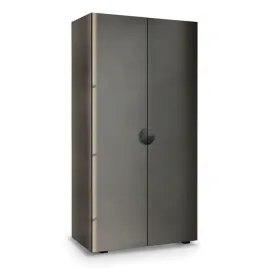 szafa-dwudrzwiowa-90-cm-uchylna-przedpokoj-szara-aria-uchwyt-czarny
