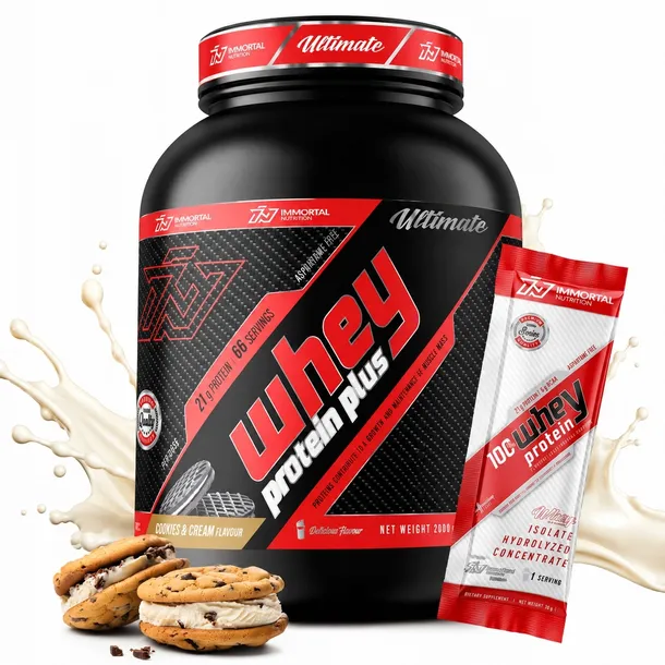 IMMORTAL WHEY PROTEIN PLUS 2000g WPC BIAŁKO CASEIN