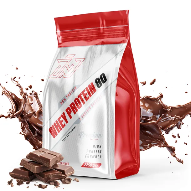 WHEY PROTEIN 80 2,25kg MIĘŚNIE MASA WPC MATRIX ALBUMINA IMMORTAL CZEKOLADA