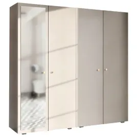 szafa-czterodrzwiowa-180-cm-uchylna-przedpokoj-kaszmir-aria-zloty-z-lustrem