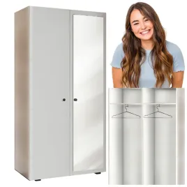 szafa-dwudrzwiowa-biala-90-cm-z-lustrem-garderoba-przedpokoj-nowoczesna