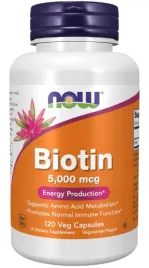biotyna-biotin-now-foods-zdrowe-wlosy-5mg-5000mcg-120-kapulek