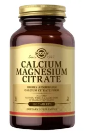 solgar-wapn-magnez-w-postaci-cytrynianu-calcium-magnesium-citarte-100-tab