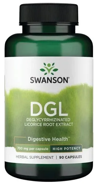 SWANSON DGL LUKRECJA EKSTRAKT KORZEŃ 700mg 90 Kapsułek