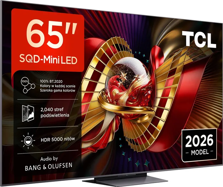 Telewizor TCL 65C8L 65" SQD-MINILED 4K 144 Hz Google TV Dolby Atmos WI-FI