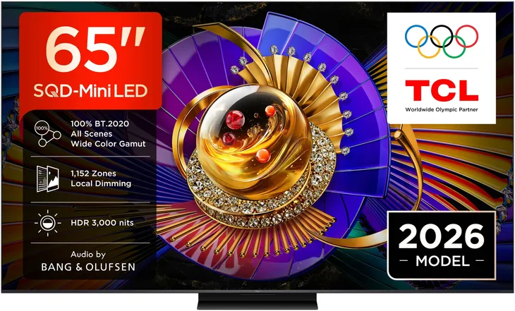 Telewizor TCL 65C7L 65" SQD-Mini LED 4K 144 Hz VRR Google TV INTERNET SMART