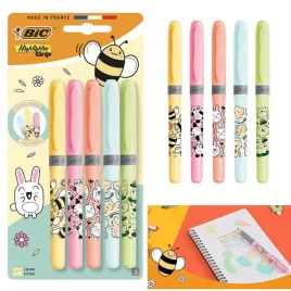 bic-zakreslacze-pastel-kawaii-5-kolorow