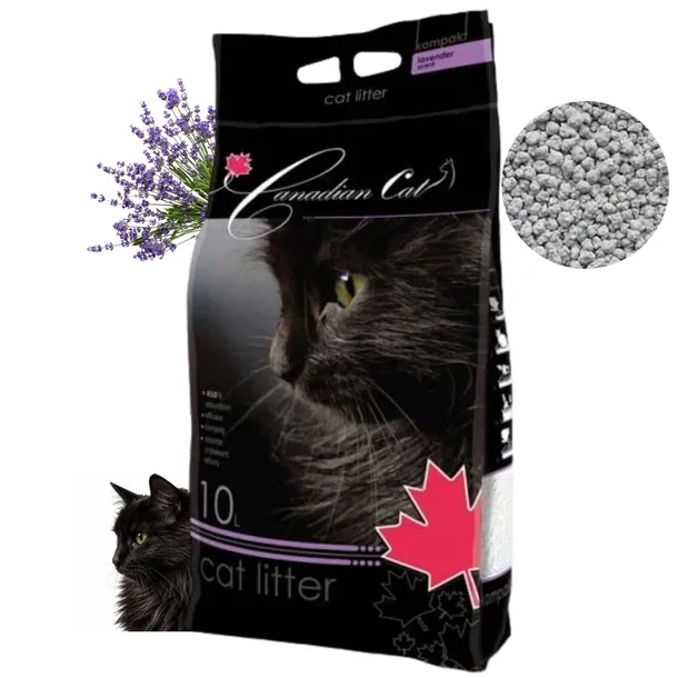 Canadian Cat LAWENDA Żwirek bentonitowy dla kota zapachowy 10l