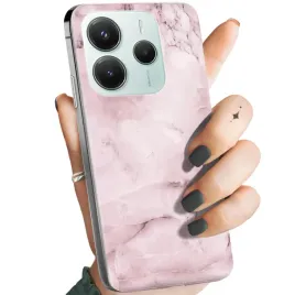 etui-do-xiaomi-redmi-note-14-5g-wzory-rozowe-golden-rose-pudrowy-roz-case