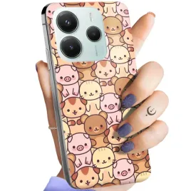 etui-do-xiaomi-redmi-note-14-5g-wzory-zwierzeta-pieski-kotki-lamy-domowe