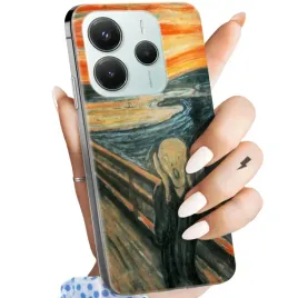 etui-do-xiaomi-redmi-note-14-5g-wzory-edvard-munch-krzyk-malarstwo-obudowa