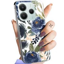 etui-do-xiaomi-redmi-note-14-5g-wzory-kwiaty-kwieciste-flower-obudowa-case