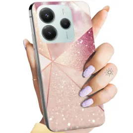 etui-do-xiaomi-redmi-note-14-5g-wzory-rozowe-zloto-roz-obudowa-pokrowiec