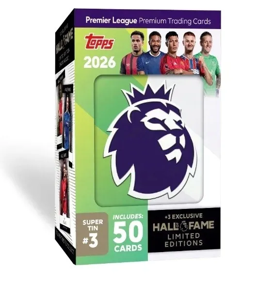 Topps Premier League 2026 Super Tin #3 Karty piłkarskie kolekcjonerskie