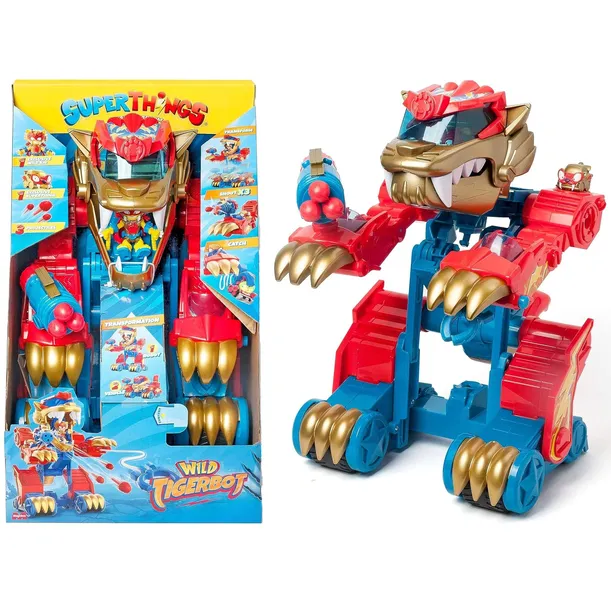 SuperThings Wielki ROBOT TYGRYS Wild Tigerbot Figurka Magicbox