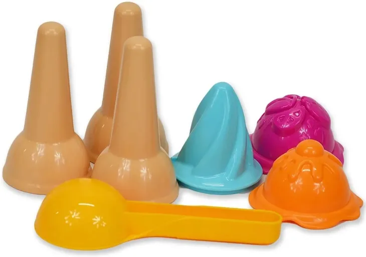 FOREMKI LODY ZABAWKI DO PIASKU PIASKOWNICY FOREMKA ŁOPATKA 7 EL.